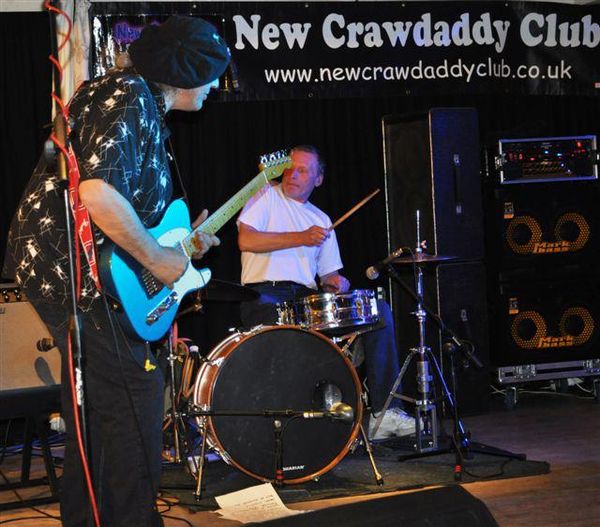 Mick Pini With Drummer at the Crawdaddy